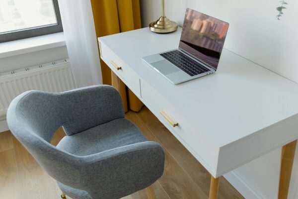 great little upragdes for a home office - laptop and office table and chair