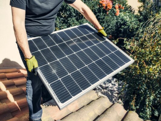 increase the value of your home - solar panel